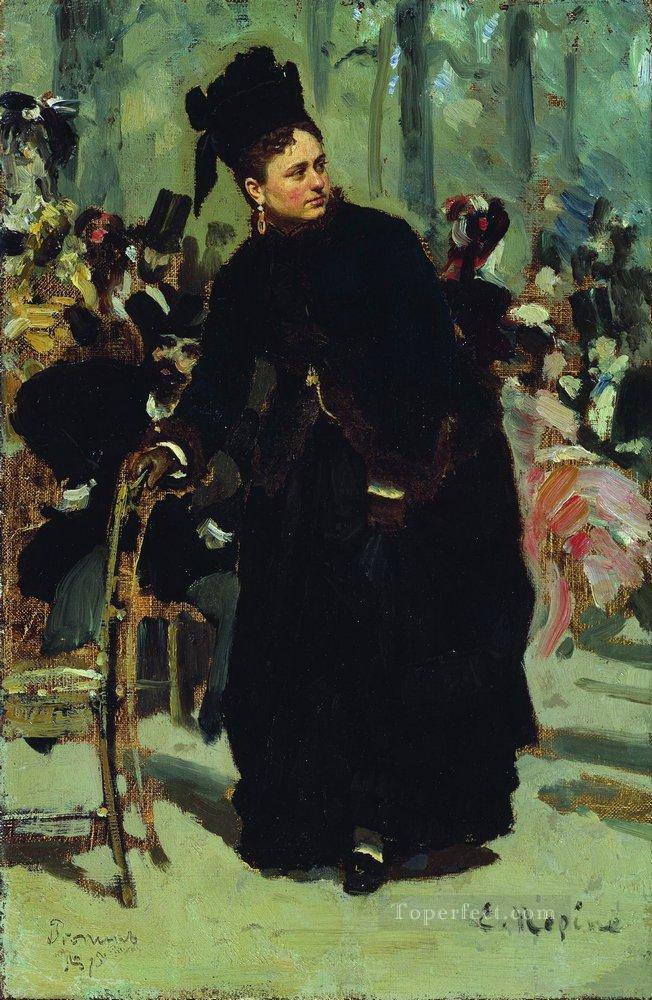 woman study 1875 Ilya Repin Oil Paintings